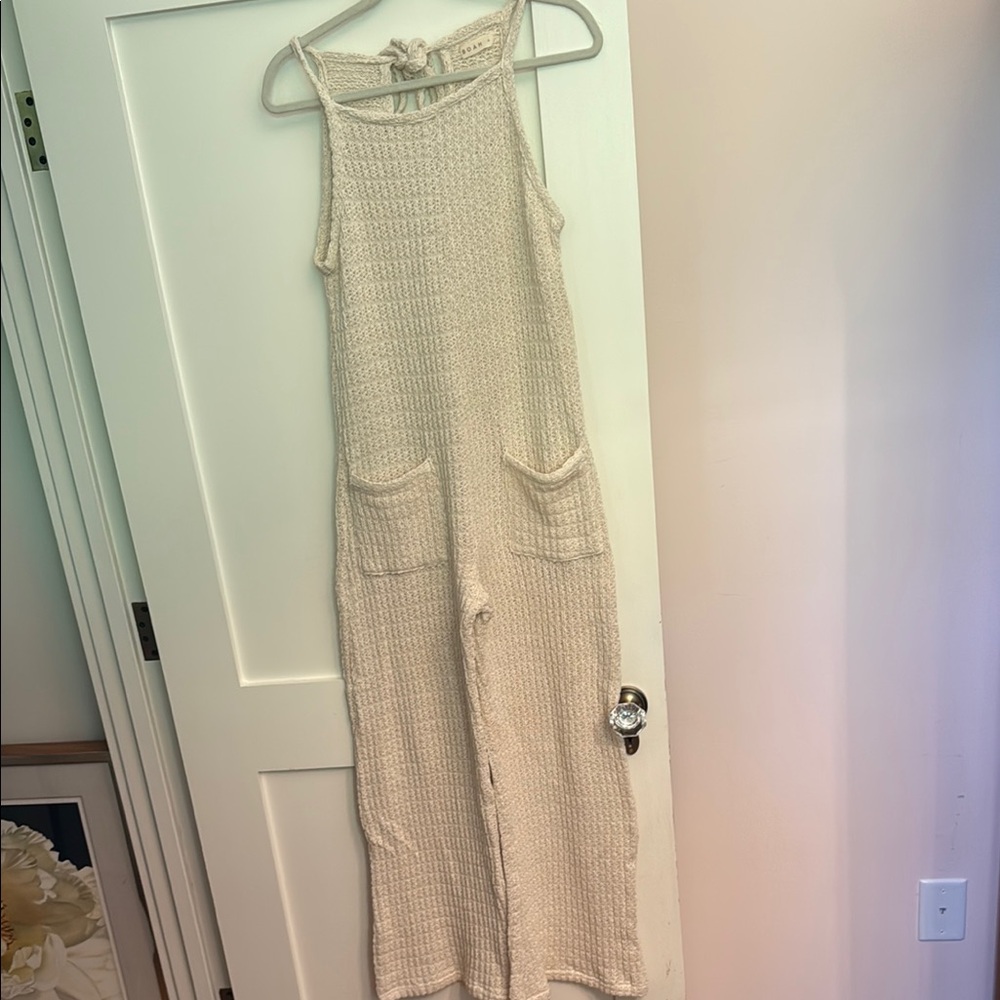 Elegant Cream Jumpsuit